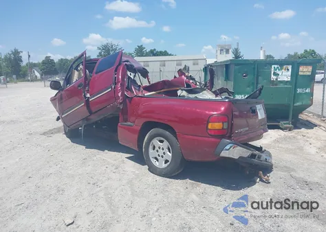 2005 Chevrolet Silverado 1500 Lt из США, поврежденный, VIN 1GCEC19T15Z296326